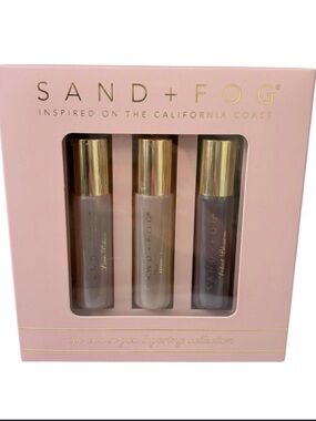Sand + Fog Eau de Parfum Oil Rollerball Trio NIB